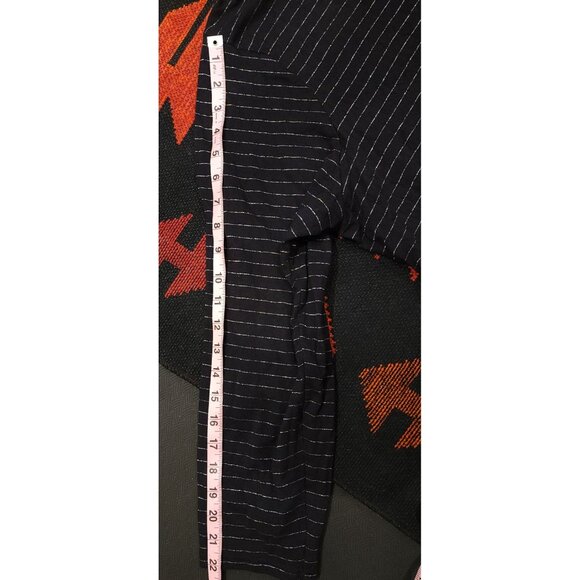 Croft & Barrow Women's Black & Silver Striped Henley Top 4X - Picture 16 of 16